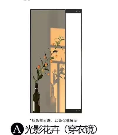 Miroir de maquillage moderne, organisateur esthétique Kawaii, grand miroir Design de voyage, décorat