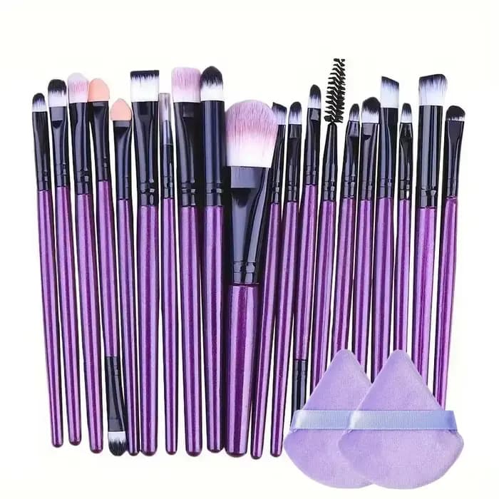 Ensemble de pinceaux de maquillage pour les yeux et les joues, eye-liner, pinceau mélangeur, fond de