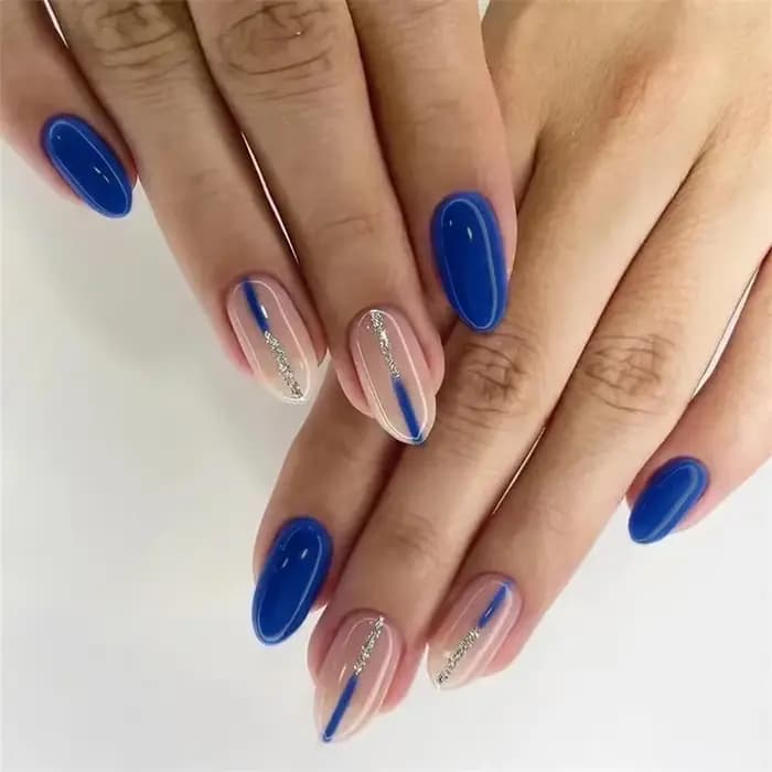 24 pièces/ensemble Faux ongles en acrylique longs forme ballerine à presser, réutilisables, colorés