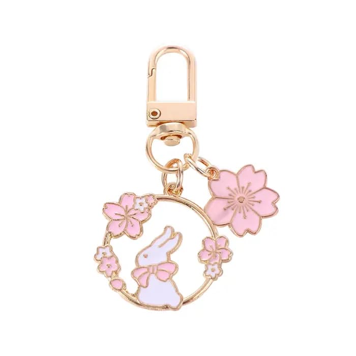 Emballage décoration sac ornements accessoires intérieurs casque pendentif rose Sakura sac pendentif