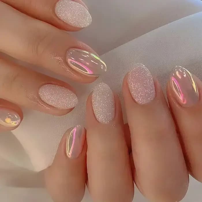 Faux ongles de Ballet en amande mi-longs, 24 pièces, Design œil de chat Simple, à pression, couvertu
