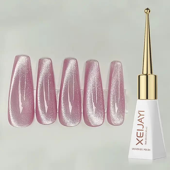 XEIJAYI rose oeil de chat Gel vernis à ongles céramique Gel magnétique UV semi-permanent émaux verni