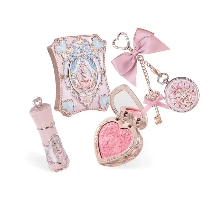 Coffret Cadeau Flowerknows Bunny Garden Collection : Palette Maquillage Haute Pigmentation, Baume à