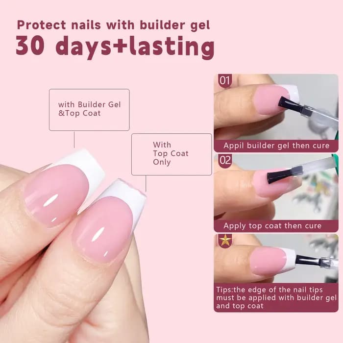150 pièces faux ongles blanc nu besoin de colle adhésive paillettes presse sur ongles femmes portabl