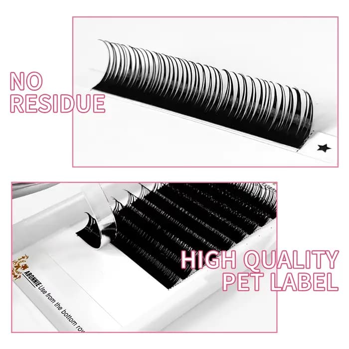 Abonnie 5D fleur humide cils Extensions cils individuels brun Volume doux 5D floraison fée faux faci