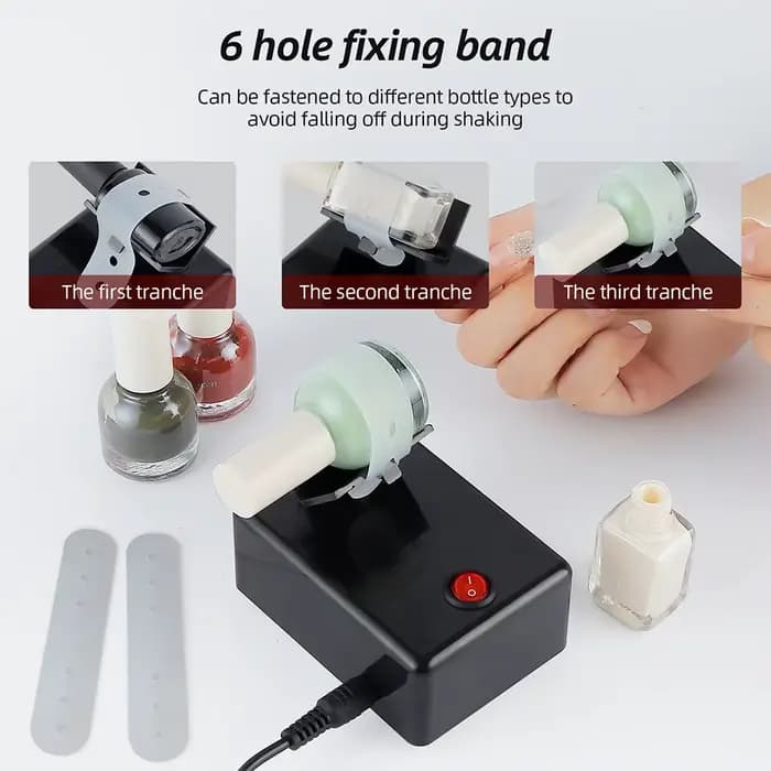 Agitateur électrique pour vernis à ongles, encre de tatouage, mélangeur de pigments, vernis à ongles