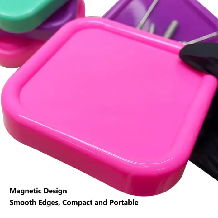 Organisateur d'outils magnétiques pour ongles, plateau de rangement pour têtes de meulage des ongles