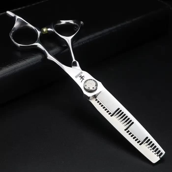 Ciseaux de coupe et d'amincissement des dents à double face, Japon, Unique, 440C