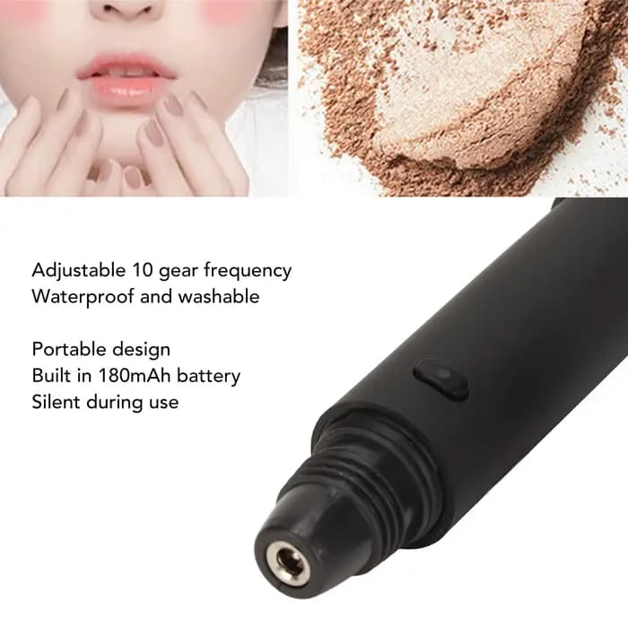 Brosse de maquillage électrique Portable, 10 vitesses, Rechargeable, réglable, multifonctionnelle, é