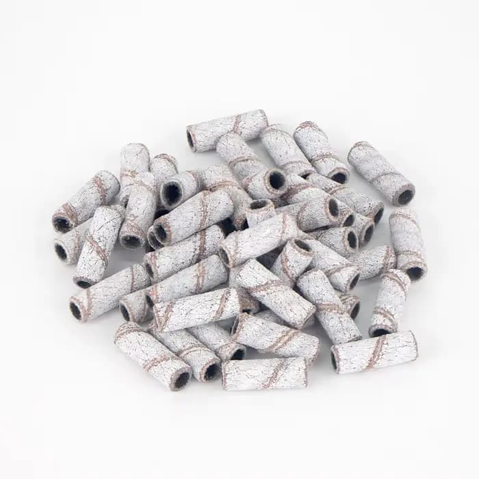 30 pièces 3.1MM Mini bandes de ponçage pour ongles avec arbre 3/32 "forets pour ongles bandes de sab