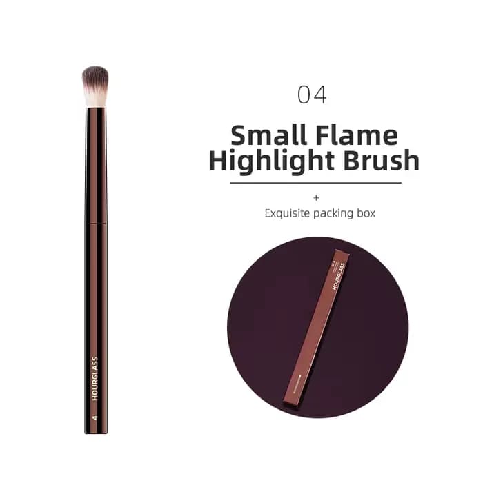 Pinceau de maquillage sablier toutes sortes fard à paupières fond de teint correcteur poudre bronzan