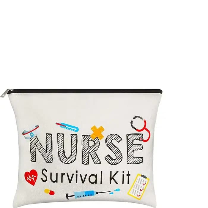 Trousse de maquillage pour la semaine de l'infirmière, Noël STREBirthday, trousse de survie pour étu