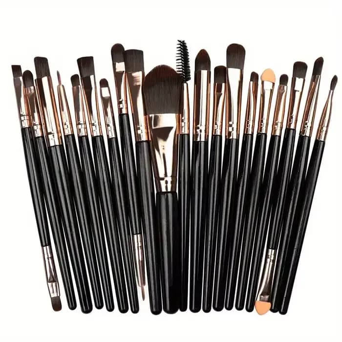 Ensemble de pinceaux de maquillage professionnels, poils synthétiques doux pour fond de teint, fard