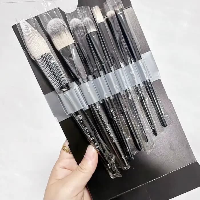 Ensemble de pinceaux de maquillage professionnels BKNikki Pro Artist, 7 pièces, pinceaux cosmétiques