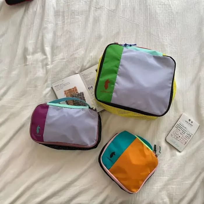 Trousse de Toilette Multicolore, Trousse à Maquillage Portable Grande Capacité, Étanche, pour Voyage