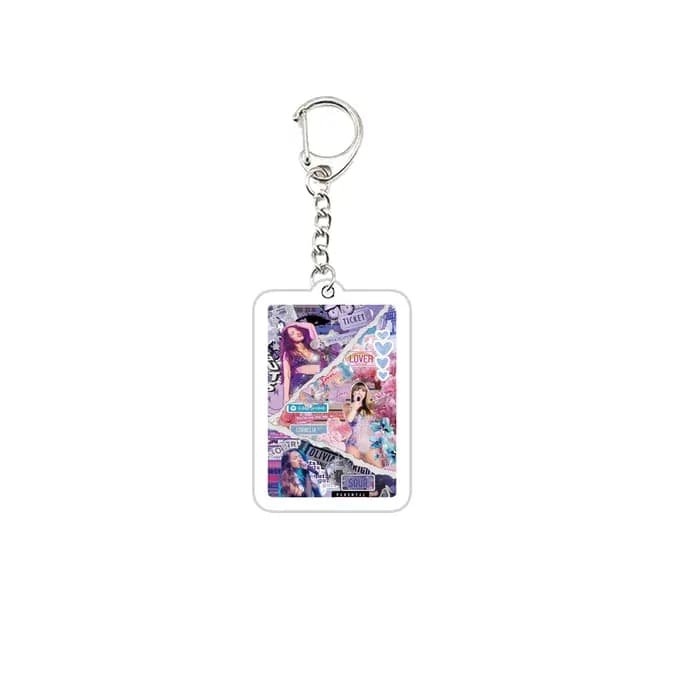Porte-clés de charpentier Singer Sabrina populaire, pour sac d'accessoires, porte-clés en acrylique,