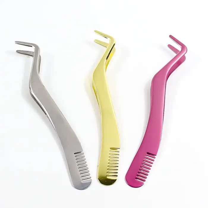 Colle et dissolvant pour cils, kit de pince à épiler, dissolvant de cils doux de haute qualité, outi