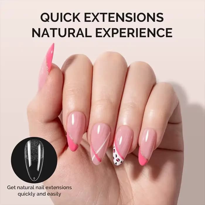 600 faux ongles en gel souple, courtes, carrées, en forme de cercueil ou d'amande, capsules X pour e