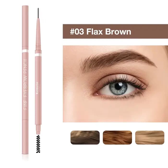 Crayon à sourcils Ultra fin à Double extrémité de 1.5mm (Kemelo) maquillage des yeux professionnel l