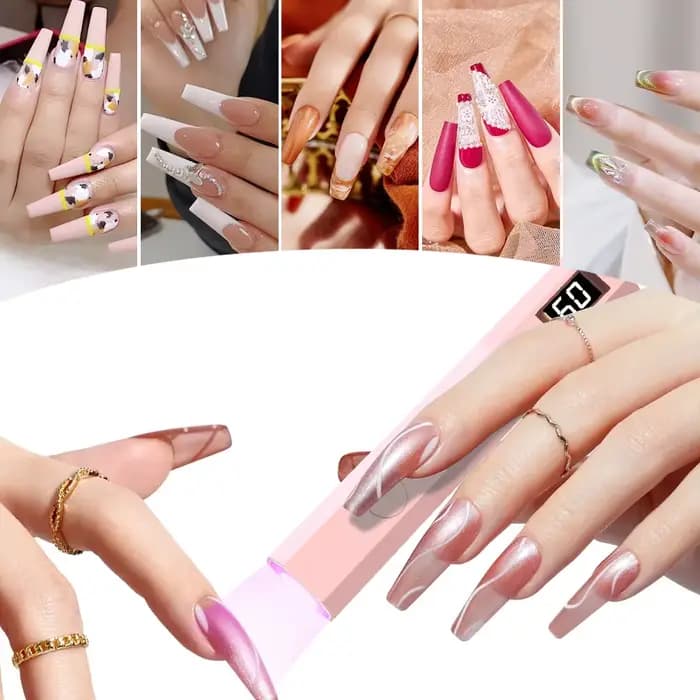 YIKOOLIN pratique lampe sèche-ongles à main UV/LED durcissement des ongles tout le vernis Gel outil