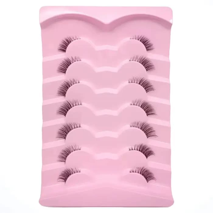7 paires de cils de renard de longueur mixte 3-5-9mm, boucles D, faux cils fins en vison, moelleux,