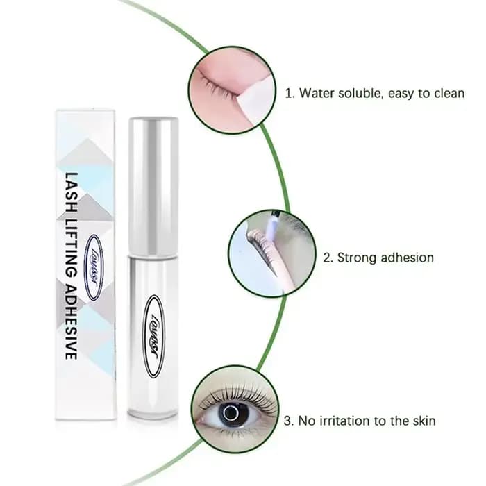 1Pc coréen Curling cils colle spéciale cils épais liquide Transparent colle fixe Perm Pestanas adhés