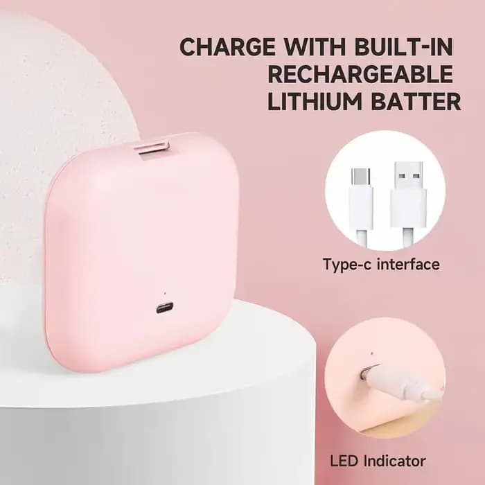 Miroir compact avec éclairage, grossissement 1X/2X, miroir de maquillage portable pliable de poche L