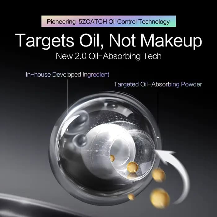 CARSLAN Voyages Limited Black Magnet Soft Focus Pressed Powder Waterproof 24H Longlasting Oil Contro