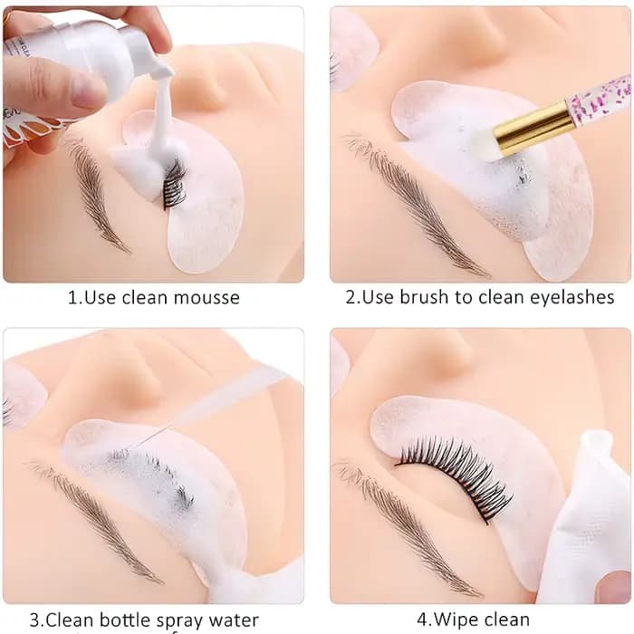 Brosse de nettoyage des cils, shampoing, dissolvant de pores du nez, points noirs, brosse profonde p