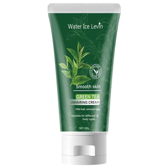 Crème Épilatoire Douceur au Thé Vert - Effet Peau Satinée - Formule Non Irritante - Pour une Sensati