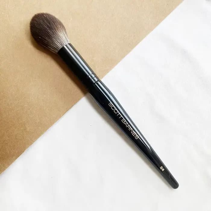 SCOTT – brosse à Blush, brosse à poudre conique 64 cheveux synthétiques doux, mélange de poudre pour