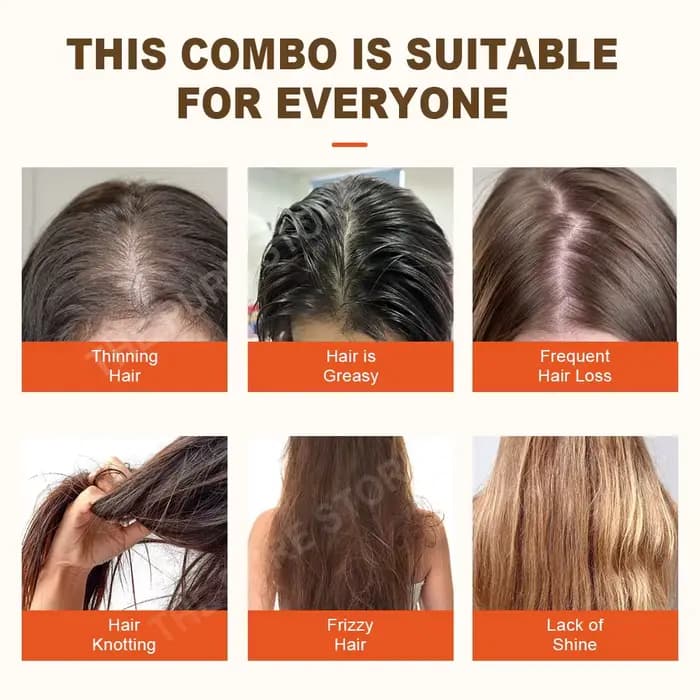 PURC – shampoing au gingembre, traitements contre la perte de cheveux, nourrissant, lissant, épaissi