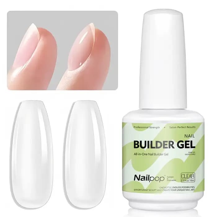 Nailpop constructeur Gel à ongles 4 couleurs couche de Base renforcement épaississement Extension st