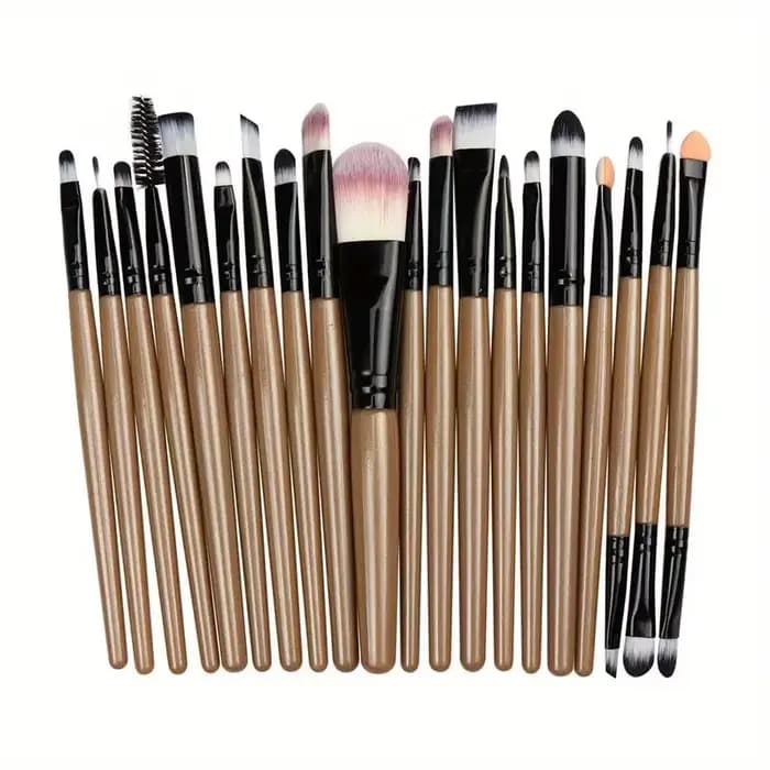 Ensemble de pinceaux de maquillage professionnels, poils synthétiques doux pour fond de teint, fard