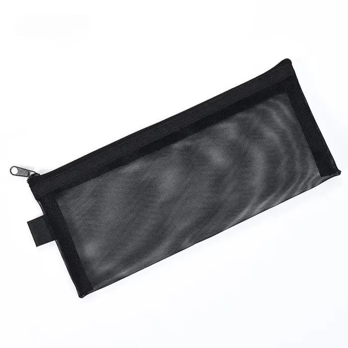 Sac à cosmétiques, sac de rangement de lavage de voyage, sac à stylos en maille, sac de rangement de