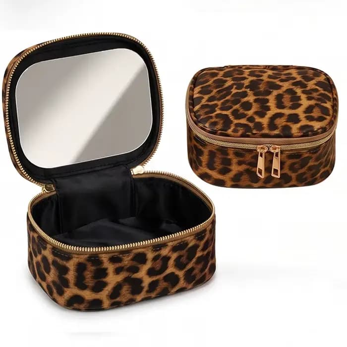 Nouvelle Trousse de Maquillage 2026 avec Miroir, Sac de Voyage Imperméable, Petit Organisateur Cosmé