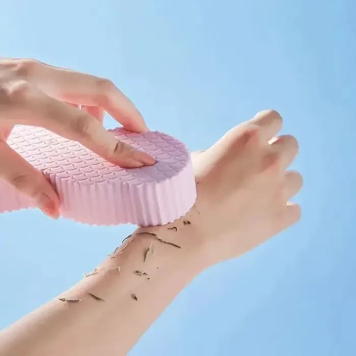1 pièces éponge douce épurateur de corps bain exfoliant gommage éponge brosse de douche corps peau d