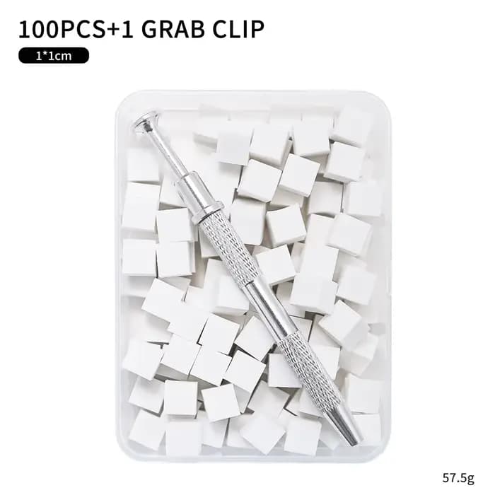 100 pièces dégradé éponge brosse Nail Art éponge ensemble pour bricolage Nail Art Gel vernis brosse