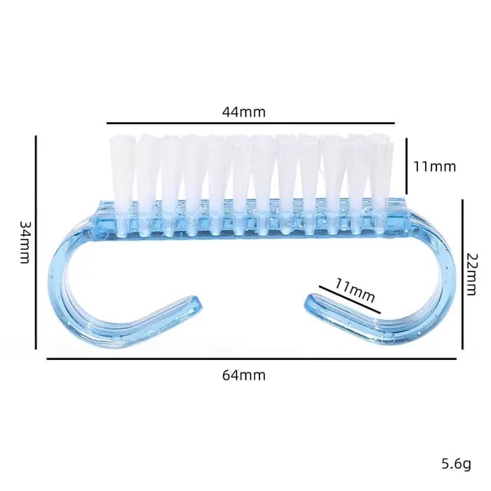 Brosses à ongles en plastique, mélange de documents, livres de récurage à la main, nettoyeur de pous
