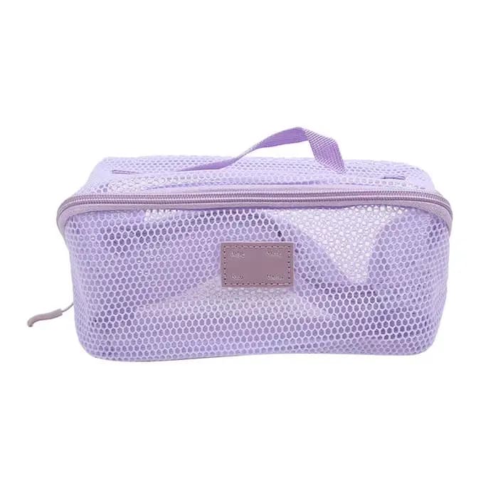 Sac organisateur de maquillage-Kit de toilette de voyage avec étui à cosmétiques zippé pour le range