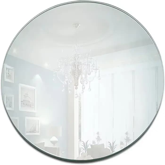 Miroirs ronds en acrylique de 20cm, bricolage pour centres de table, miroirs circulaires, plaques de
