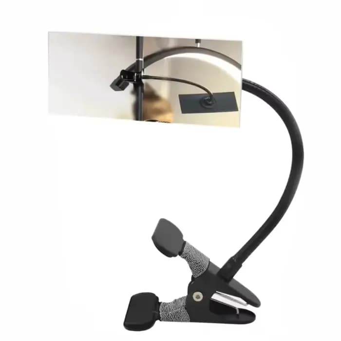 Miroir convexe carré avec Clip réglable pour Extensions de cils, miroir de sécurité personnel, miroi