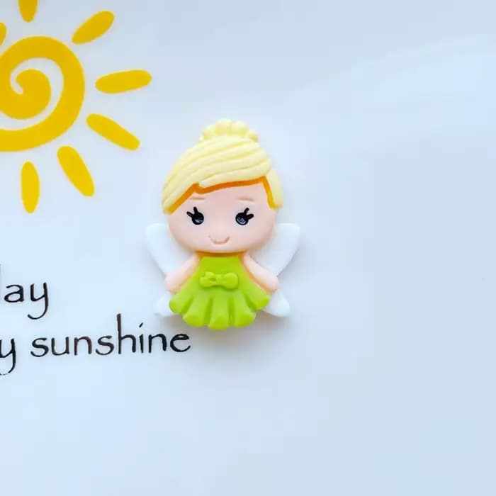 10 pièces nouveau mignon résine Mini dessin animé princesse dos plat Scrapbook Kawaii bricolage ameu