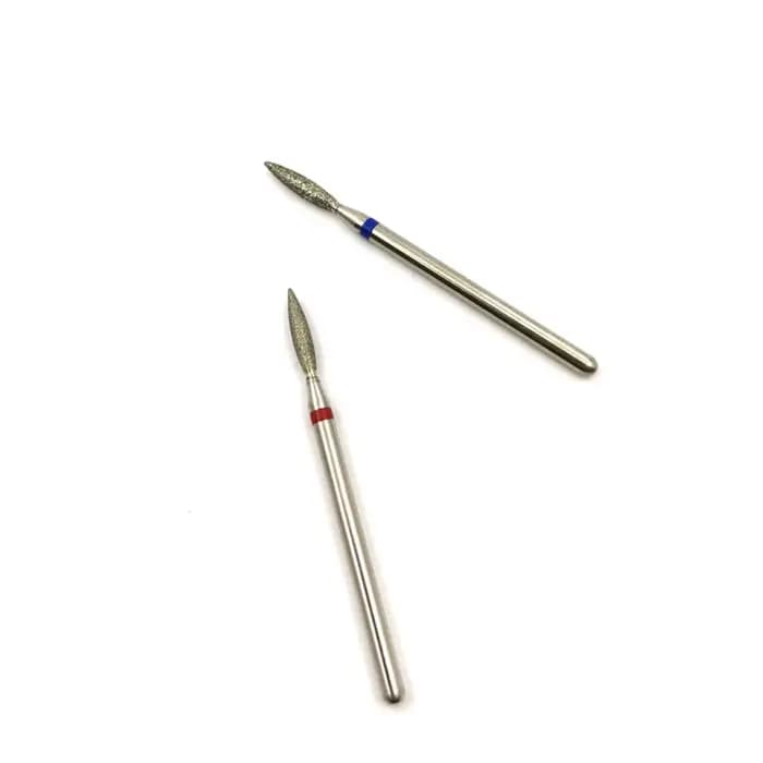 HYTOOS forets à ongles en diamant fin forme de cône moulins russes cuticule propre bavure électrique