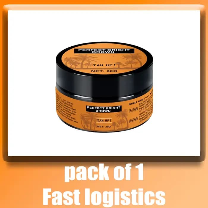 Crème bronzante naturelle nourrissante, agent bronzant durable pour le visage et le corps, lotion au