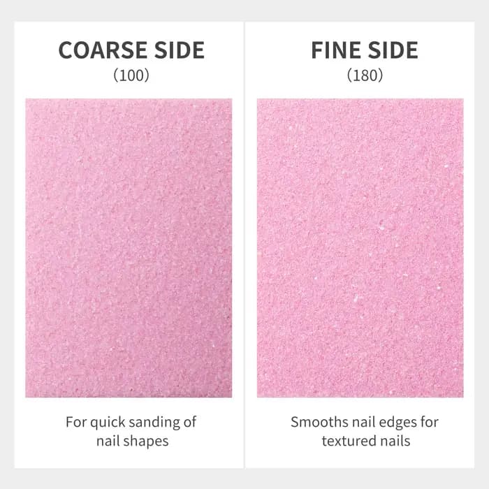 50pcs Lot de Mini limes à ongles double face blocs éponge colorée tampon à ongles bloc polissage des