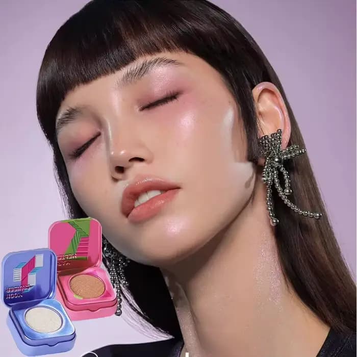 Enlumineur pour le visage Kaleidos, effet caméléon, diamant, brillant, chrome, caméléon, maquillage