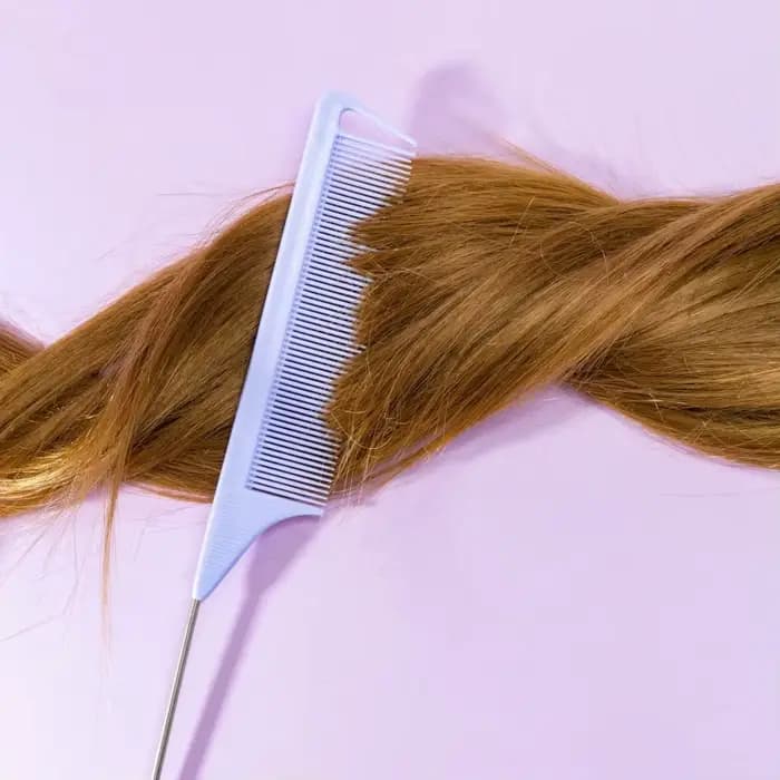 Peigne professionnel à queue pointue couleur bonbon, pour perruque, cloison, tresse, teinture pour c