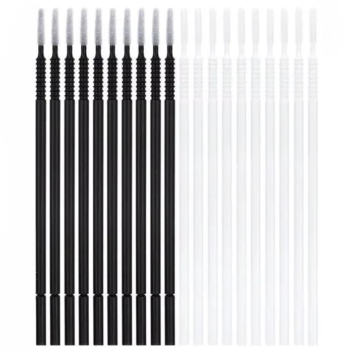 100 pièces jetable spirale Mascara brosse poignée microbrosse applicateur cils brosses Extension de