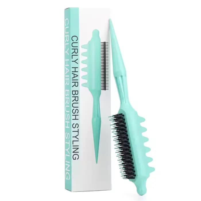 Brosse démêlante à queue de rat en nylon, antistatique, pour texture et volume, idéale pour salon ou